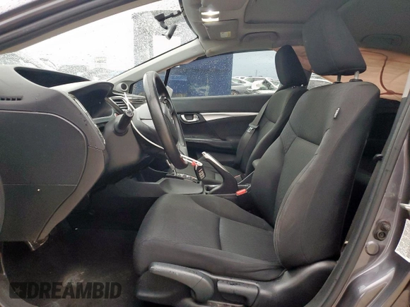 2015 Honda Civic EX with VIN 19XFB2F85FE235913, listed as a Copart auction lot 51538205 with 126,047 mi miles and Salvage Title. Bid and sale history available at DreamBid. Image 7.
