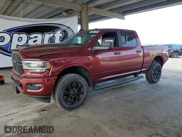 2024 Ram 2500 Laramie with VIN 3C6UR5FL2RG245033, listed as a Copart auction lot 60911725 with 10,432 mi miles and Salvage title. Bid and sale history available at DreamBid. Image 1.
