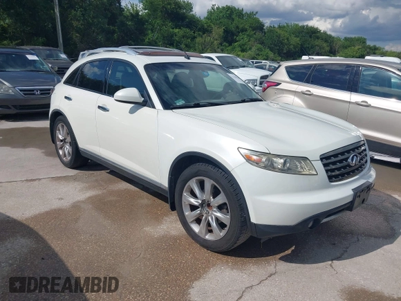 2008 Infiniti FX with VIN JNRAS08U98X104799, listed as a IAAI auction lot 42239487 with 159,439 mi miles and . Bid and sale history available at DreamBid. Image 1.