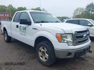 2013 Ford F-150 XL with VIN 1FTFX1EF0DFA84252, listed as a IAAI auction lot 42186869 with 206,644 mi miles and . Bid and sale history available at carsss.com. Image 1.