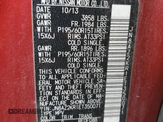 2014 Nissan Cube SL z VIN JN8AZ2KR1ET350071, wystawiony jako Copart lot #61520674 z przebiegiem Nie podano mil oraz Szkoda całkowita • Salvage title. Historia ofert i sprzedaży dostępna na DreamBid. Obrazek 12.