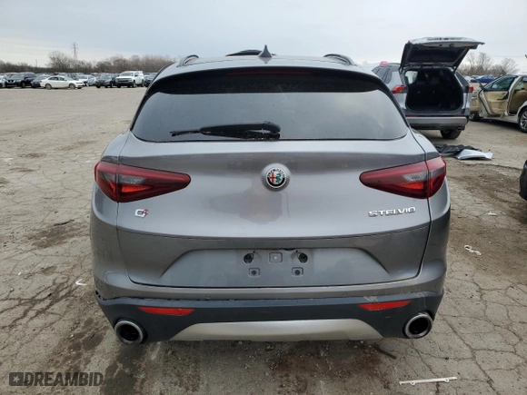 2019 Alfa Romeo Stelvio Ti Sport with VIN ZASPAKBNXK7C51920, listed as a Copart auction lot 50773715 with 54,185 mi miles and Clean Title. Bid and sale history available at carsss.com. Image 6.