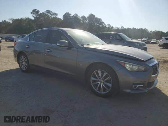 2014 Infiniti Q50 z VIN JN1BV7AR5EM704360, wystawiony jako Copart lot #54883795 z przebiegiem 156 301 mil mil oraz Szkoda całkowita • Salvage title. Historia ofert i sprzedaży dostępna na DreamBid. Obrazek 4.