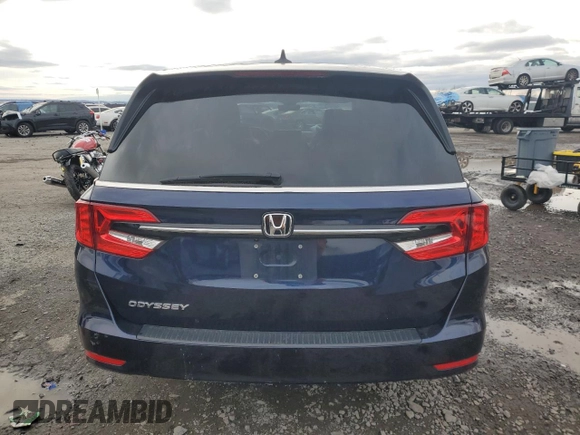 2023 Honda Odyssey EX-L with VIN 5FNRL6H69PB059019, listed as a Copart auction lot 85905154 with 33,091 mi miles and Salvage Title. Bid and sale history available at carsss.com. Image 6.