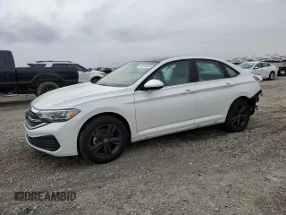 2024 Volkswagen Jetta SE with VIN 3VW7M7BU3RM061457, listed as a Copart auction lot 48192635 with 949 mi miles and Non repairable. Bid and sale history available at DreamBid. Image 1.