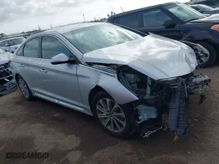 2016 Hyundai Sonata 2.4L Sport with VIN 5NPE34AF8GH430668, listed as a IAAI auction lot 41919880 with 66,176 mi miles. Bid and sale history available at carsss.com. Image 1.