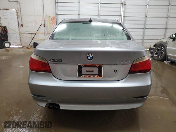 2005 BMW 5 Series 530i with VIN WBANA73565CR58629, listed as a Copart auction lot 75048804 with Not Provided miles and Non Repairable. Bid and sale history available at DreamBid. Image 6.
