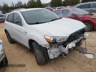 2019 Mitsubishi Outlander Sport ES 2.0 with VIN JA4AP3AUXKU020149, listed as a IAAI auction lot 41126065 with 96,273 mi miles. Bid and sale history available at carsss.com. Image 1.