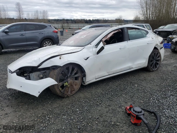 2018 Tesla Model S 75D with VIN 5YJSA1E2XJF243145, listed as a Copart auction lot 48905515 with 0 miles and Salvage Title. Bid and sale history available at carsss.com. Image 1.