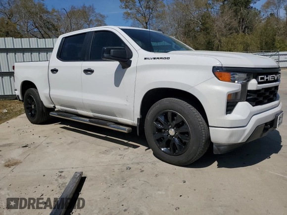 2022 Chevrolet Silverado 1500 Custom with VIN 3GCPABEK5NG576235, listed as a Copart auction lot 51157465 with 50,811 mi miles and Clean Title. Bid and sale history available at DreamBid. Image 4.
