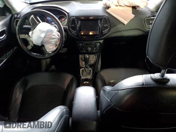 2018 Jeep Compass Latitude with VIN 3C4NJDBB5JT394687, listed as a Copart auction lot 50236165 with 50,070 mi miles and Salvage Title. Bid and sale history available at carsss.com. Image 8.
