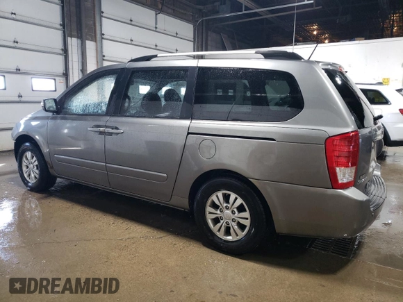 2011 Kia Sedona LX with VIN KNDMG4C76B6380846, listed as a Copart auction lot 50566955 with 106,148 mi miles and Salvage Title. Bid and sale history available at carsss.com. Image 2.