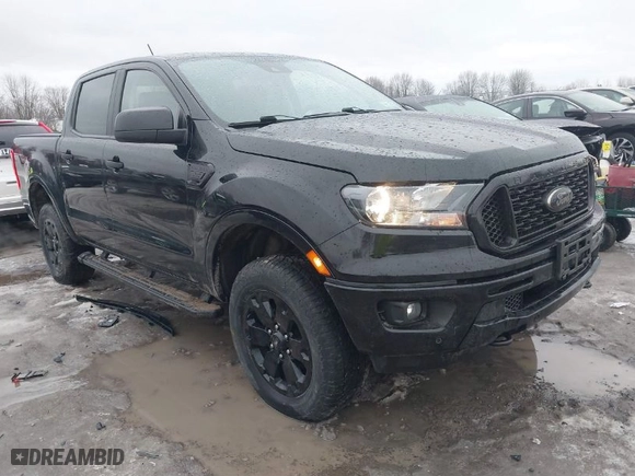 2021 Ford Ranger XL with VIN 1FTER4FH8MLD82556, listed as a IAAI auction lot 41648923 with 19,511 mi miles. Bid and sale history available at carsss.com. Image 1.