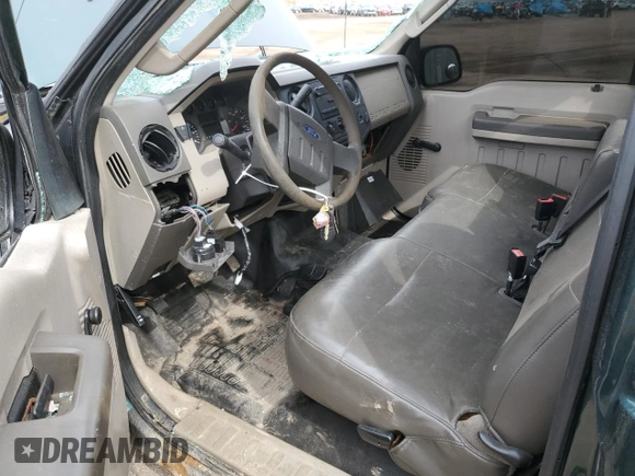 2009 Ford F-250 XL with VIN 1FTNF21549EA63743, listed as a Copart auction lot 49388235 with 74,742 mi miles and Clean Title. Bid and sale history available at DreamBid. Image 8.