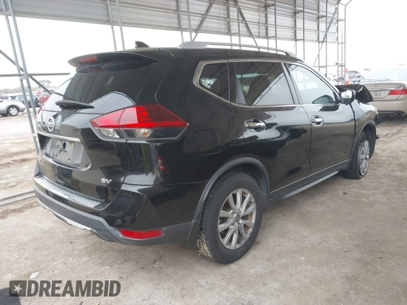 2019 Nissan Rogue SV with VIN KNMAT2MT6KP545528, listed as a IAAI auction lot 41646336 with 43,527 mi miles. Bid and sale history available at carsss.com. Image 4.