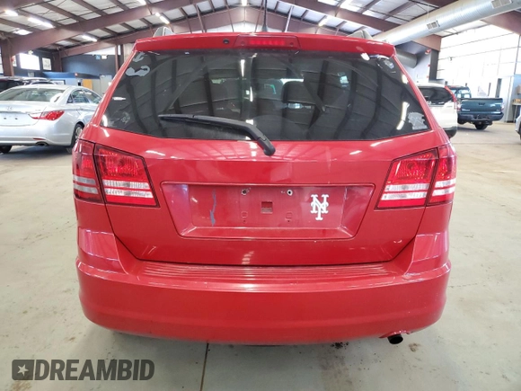 2017 Dodge Journey SE with VIN 3C4PDCAB3HT507672, listed as a Copart auction lot 52388255 with 175,384 mi miles and Salvage Title. Bid and sale history available at DreamBid. Image 6.