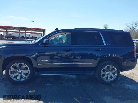 2017 GMC Yukon SLT with VIN 1GKS1BKC9HR356600, listed as a IAAI auction lot 41694218 with 155,855 mi miles. Bid and sale history available at carsss.com. Image 14.