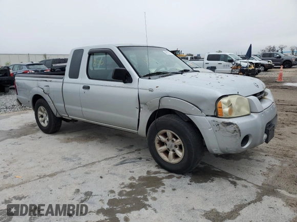 2002 Nissan Frontier XE with VIN 1N6DD26S22C374943, listed as a Copart auction lot 46813415 with 232,381 mi miles and Salvage title. Bid and sale history available at DreamBid. Image 4.