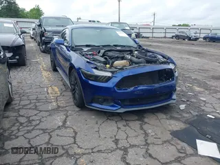 2015 Ford Mustang V6 with VIN 1FA6P8AM2F5321402, listed as a IAAI auction lot 42215558 with 137,209 mi miles and . Bid and sale history available at DreamBid. Image 1.