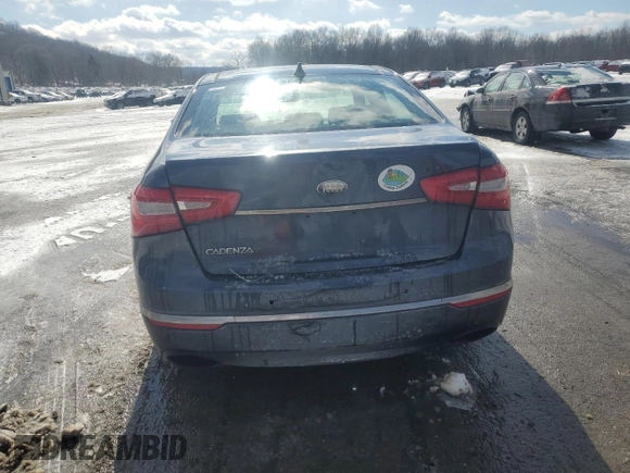 2014 Kia Cadenza Premium with VIN KNALN4D78E5124117, listed as a Copart auction lot 45187345 with 110,781 mi miles and Salvage Title. Bid and sale history available at carsss.com. Image 6.