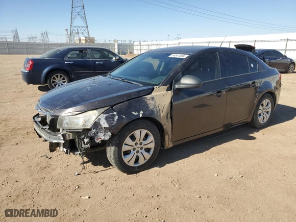 2014 Chevrolet Cruze LS with VIN 1G1PB5SG8E7472986, listed as a Copart auction lot 64841594 with 142,048 mi miles and Salvage Title. Bid and sale history available at carsss.com. Image 1.