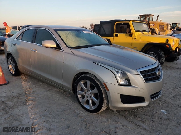 2014 Cadillac ATS Luxury with VIN 1G6AB5R30E0158759, listed as a Copart auction lot 78199034 with 0 mi miles and Non Repairable. Bid and sale history available at carsss.com. Image 4.
