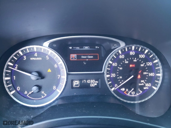 2013 Infiniti JX35 with VIN 5N1AL0MM9DC329398, listed as a Copart auction lot 57411344 with 171,030 mi miles and Salvage Title. Bid and sale history available at carsss.com. Image 9.