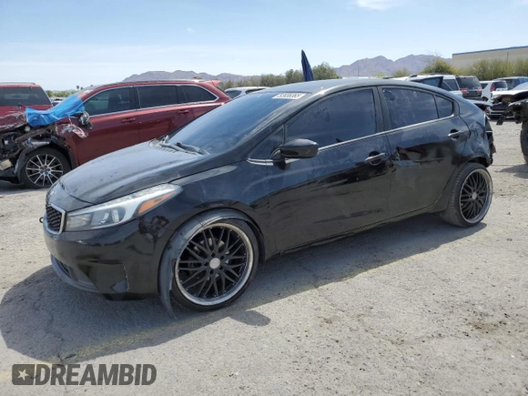 2017 Kia Forte LX with VIN 3KPFL4A77HE062986, listed as a Copart auction lot 52036365 with 98,679 mi miles and Salvage Title. Bid and sale history available at carsss.com. Image 1.