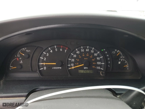 2000 Toyota Tundra SR5 with VIN 5TBBT4417YS102309, listed as a Copart auction lot 47950735 with 245,784 mi miles and Salvage Title. Bid and sale history available at carsss.com. Image 9.