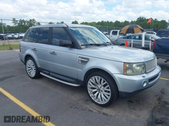 2009 Land Rover Range Rover Sport HSE with VIN SALSF254X9A194101, listed as a IAAI auction lot 42835957 with 136,805 mi miles and . Bid and sale history available at DreamBid. Image 1.
