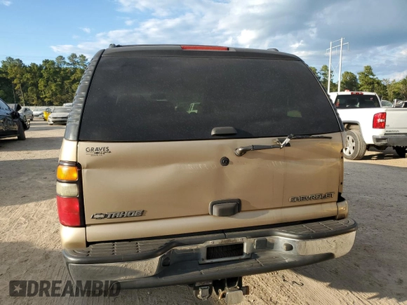 2005 Chevrolet Tahoe LS with VIN 1GNEC13Z05J245242, listed as a Copart auction lot 72972184 with 256,274 mi miles and Salvage Title. Bid and sale history available at carsss.com. Image 6.
