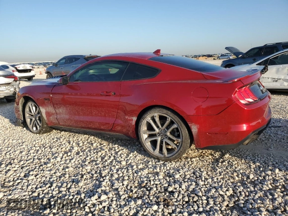 2022 Ford Mustang GT with VIN 1FA6P8CF9N5142884, listed as a Copart auction lot 51942165 with 19,694 mi miles and Salvage title. Bid and sale history available at DreamBid. Image 2.