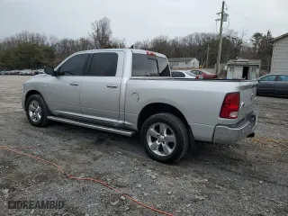 2017 Ram 1500 Big Horn with VIN 1C6RR7LG5HS727351, listed as a Copart auction lot 46856745 with 135,261 mi miles and Salvage Title. Bid and sale history available at carsss.com. Image 2.