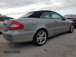 2006 Mercedes-Benz CLK-Class 3.5L with VIN WDBTK56H96F191195, listed as a Copart auction lot 75521614 with 0 mi miles and Salvage Title. Bid and sale history available at carsss.com. Image 3.