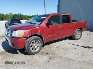 2008 Nissan Titan SE with VIN 1N6BA07D78N326338, listed as a Copart auction lot 52522195 with 198,863 mi miles and Salvage Title. Bid and sale history available at carsss.com. Image 1.
