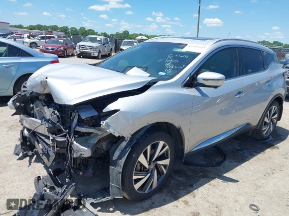 2018 Nissan Murano SV z VIN 5N1AZ2MG3JN109288, wystawiony jako IAAI lot #42249243 z przebiegiem 41 171 mil mil oraz . Historia ofert i sprzedaży dostępna na DreamBid. Obrazek 2.
