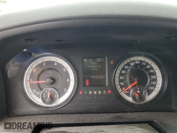 2016 Ram 1500 Tradesman with VIN 1C6RR7KG8GS341801, listed as a Copart auction lot 51741505 with 75,725 mi miles and Salvage title. Bid and sale history available at DreamBid. Image 9.