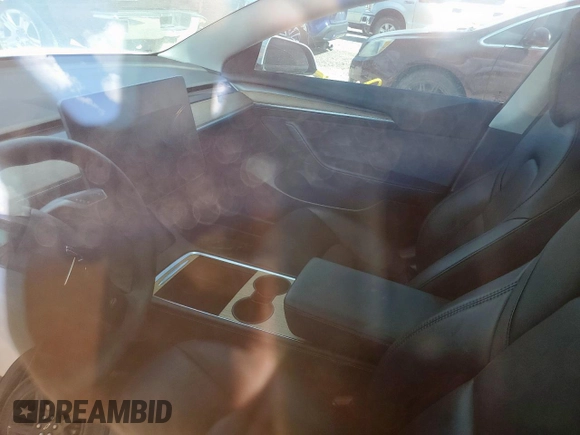 2023 Tesla Model 3 with VIN 5YJ3E1EA3PF605955, listed as a Copart auction lot 62793635 with Not provided miles and Clean title. Bid and sale history available at DreamBid. Image 9.