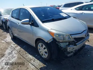 2014 Toyota Yaris L with VIN JTDKTUD32ED593419, listed as a IAAI auction lot 41780903 with 81,609 mi miles. Bid and sale history available at carsss.com. Image 1.