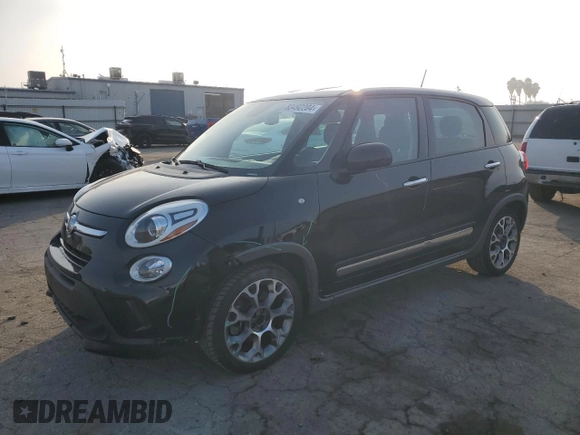 2017 FIAT 500L Trekking z VIN ZFBCFADH9HZ040007, wystawiony jako Copart lot #83492204 z przebiegiem 54 905 mil mil oraz Nie do naprawy • Non repairable. Historia ofert i sprzedaży dostępna na DreamBid. Obrazek 1.