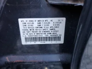 2016 Acura ILX with VIN 19UDE2F39GA018020, listed as a Copart auction lot 52004745 with 87,168 mi miles and Salvage Title. Bid and sale history available at carsss.com. Image 13.