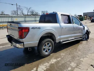 2024 Ford F-150 XLT with VIN 1FTFW3LD4RFB87701, listed as a Copart auction lot 48955865 with 1,203 mi miles and Salvage Title. Bid and sale history available at carsss.com. Image 3.