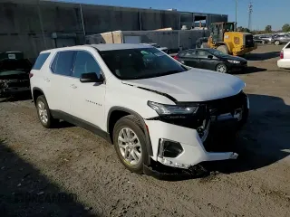 2022 Chevrolet Traverse LS with VIN 1GNEVFKW2NJ154441, listed as a Copart auction lot 78128824 with 37,215 mi miles and Salvage Title. Bid and sale history available at carsss.com. Image 12.