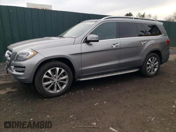 2014 Mercedes-Benz GL-Class GL 450 with VIN 4JGDF7CE3EA305246, listed as a Copart auction lot 50949905 with 124,229 mi miles and Salvage Title. Bid and sale history available at carsss.com. Image 1.