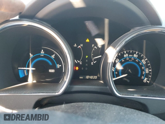 2009 Toyota Highlander Hybrid with VIN JTEEW41A792029155, listed as a Copart auction lot 81242524 with 184,839 mi miles and Salvage Title. Bid and sale history available at carsss.com. Image 9.