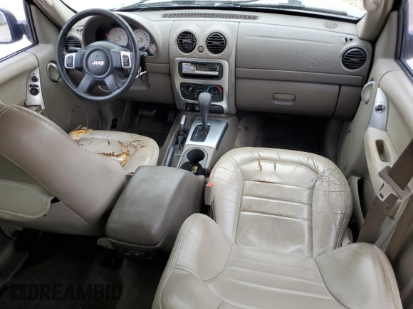 2002 Jeep Liberty Limited with VIN 1J8GL58K12W148983, listed as a Copart auction lot 47574795 with 189,337 mi miles and Clean title. Bid and sale history available at DreamBid. Image 8.
