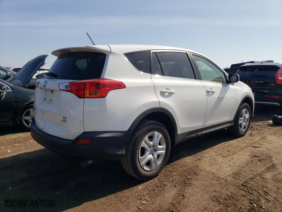 2015 Toyota RAV4 LE with VIN JTMBFREV3FJ043590, listed as a Copart auction lot 53030355 with 219,287 mi miles and Clean Title. Bid and sale history available at carsss.com. Image 3.