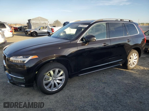 2016 Volvo XC90 T6 Momentum with VIN YV4A22PK3G1056159, listed as a Copart auction lot 47103025 with 120,773 mi miles and Salvage Title. Bid and sale history available at carsss.com. Image 1.