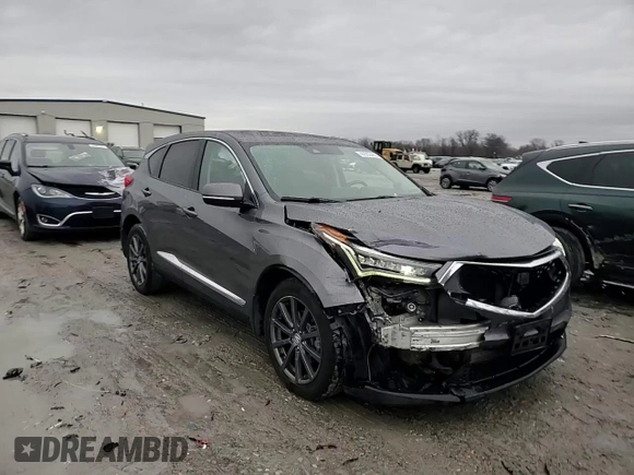 2020 Acura RDX Advance with VIN 5J8TC2H72LL022037, listed as a Copart auction lot 42862465 with 103,222 mi miles and Salvage title. Bid and sale history available at DreamBid. Image 11.