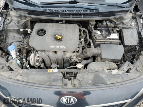 2017 Kia Forte LX with VIN 3KPFK4A78HE086149, listed as a Copart auction lot 47441065 with 165,030 mi miles and Salvage Title. Bid and sale history available at carsss.com. Image 11.